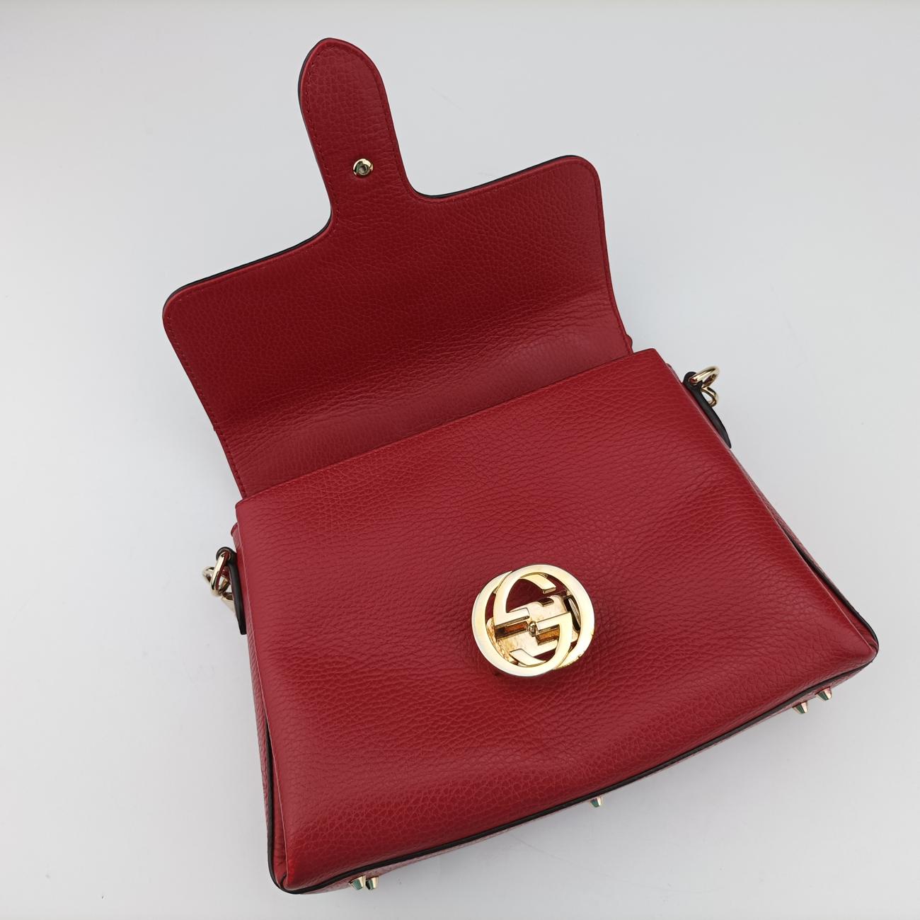 Interlocking GRedLeather510302G025022908インターロッキングGレッドレザー510302G025022908