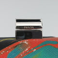 Lux Face Art TwinBlack×MulticolourSaffiano LeatherB2710K231ラックスフェイスアートツインブラック×マルチカラーサフィアーノレザーB2710K231