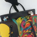 Lux Face Art TwinBlack×MulticolourSaffiano LeatherB2710K231ラックスフェイスアートツインブラック×マルチカラーサフィアーノレザーB2710K231