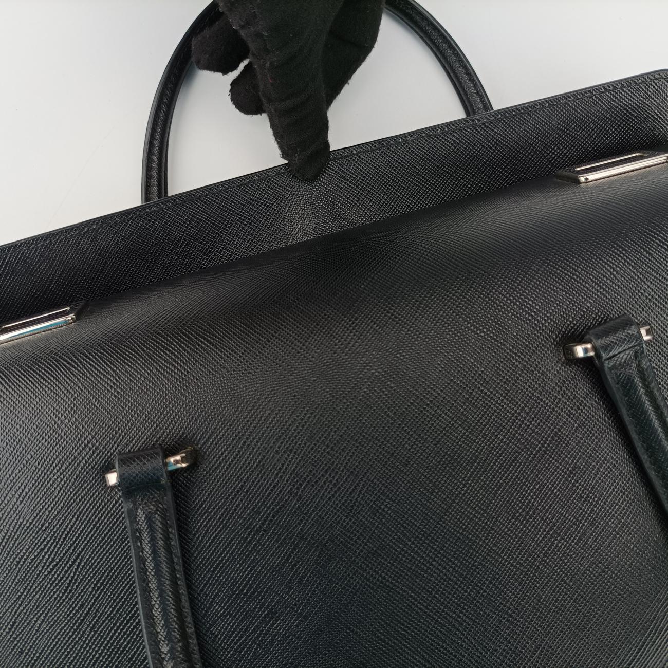 Lux Face Art TwinBlack×MulticolourSaffiano LeatherB2710K231ラックスフェイスアートツインブラック×マルチカラーサフィアーノレザーB2710K231