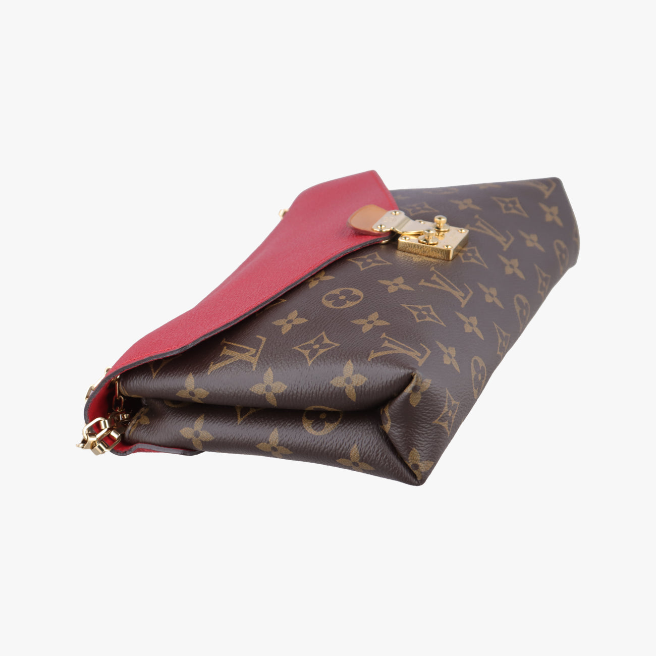 PALLAS ChainBrown×CERISEMonogram Canvas×calf leatherM41201CA1115パラス チェーンモノグラム/ブラウン系×スリーズモノグラムキャンバス×カーフレザーM41201CA1115