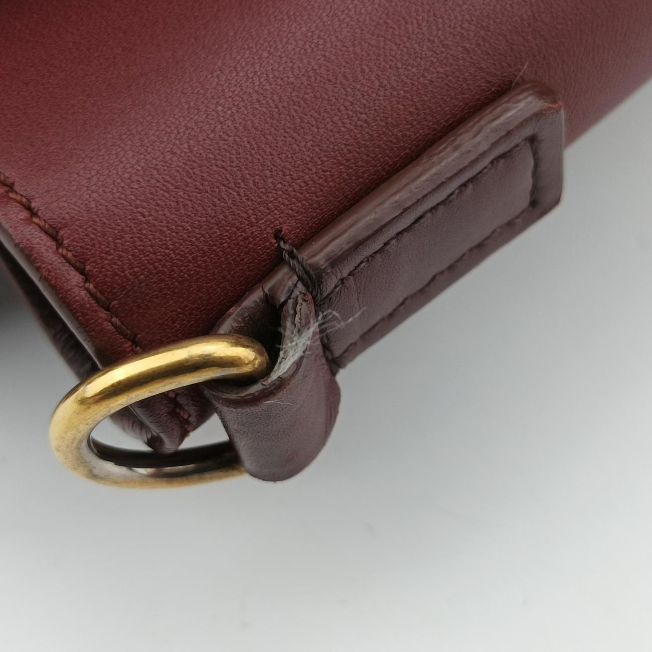 luggage nano shopperOrange×wine redLeatherW-AT-0174 W-CU-0174ラゲージナノショッパーオレンジ×ワインレッドレザーW-AT-0174 W-CU-0174
