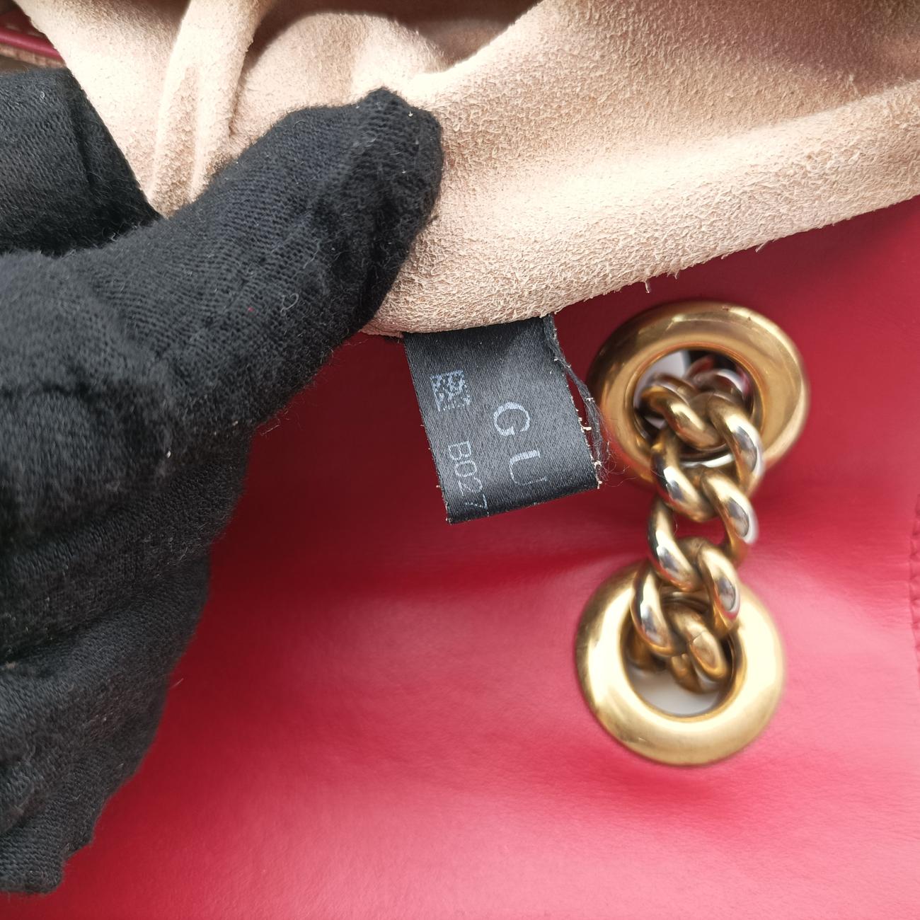 GG MarmontRedLeather446744B027768756GGマーモントレッドレザー446744B027768756