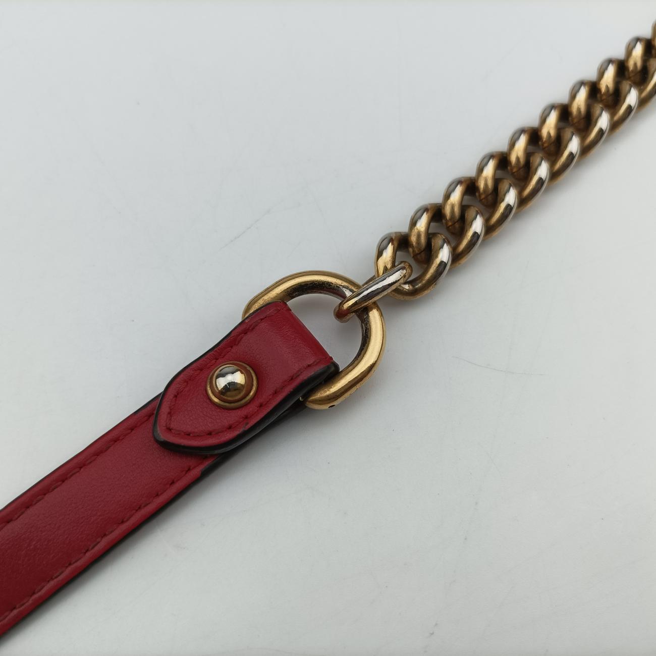 GG MarmontRedLeather446744B027768756GGマーモントレッドレザー446744B027768756