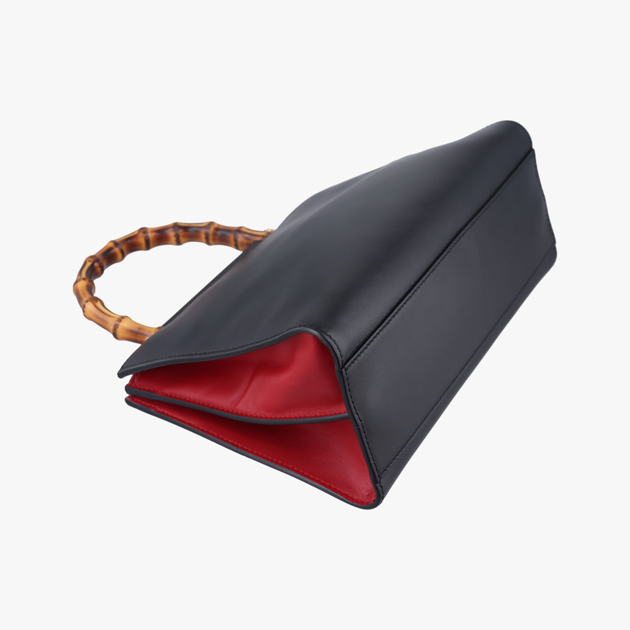 Bamboo Web NymphaeaBlackLeather459075G022371401ニムフェア バンブー ウェブブラックレザー459075G022371401