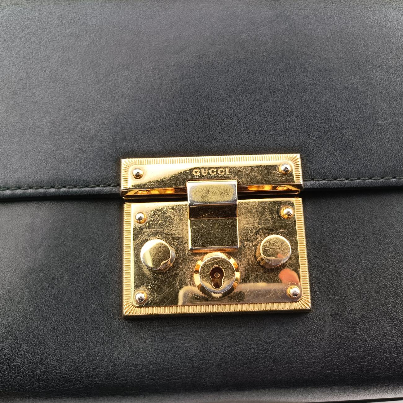 PadlockBlackLeather409486H020388804パドロックブラックレザー409486H020388804