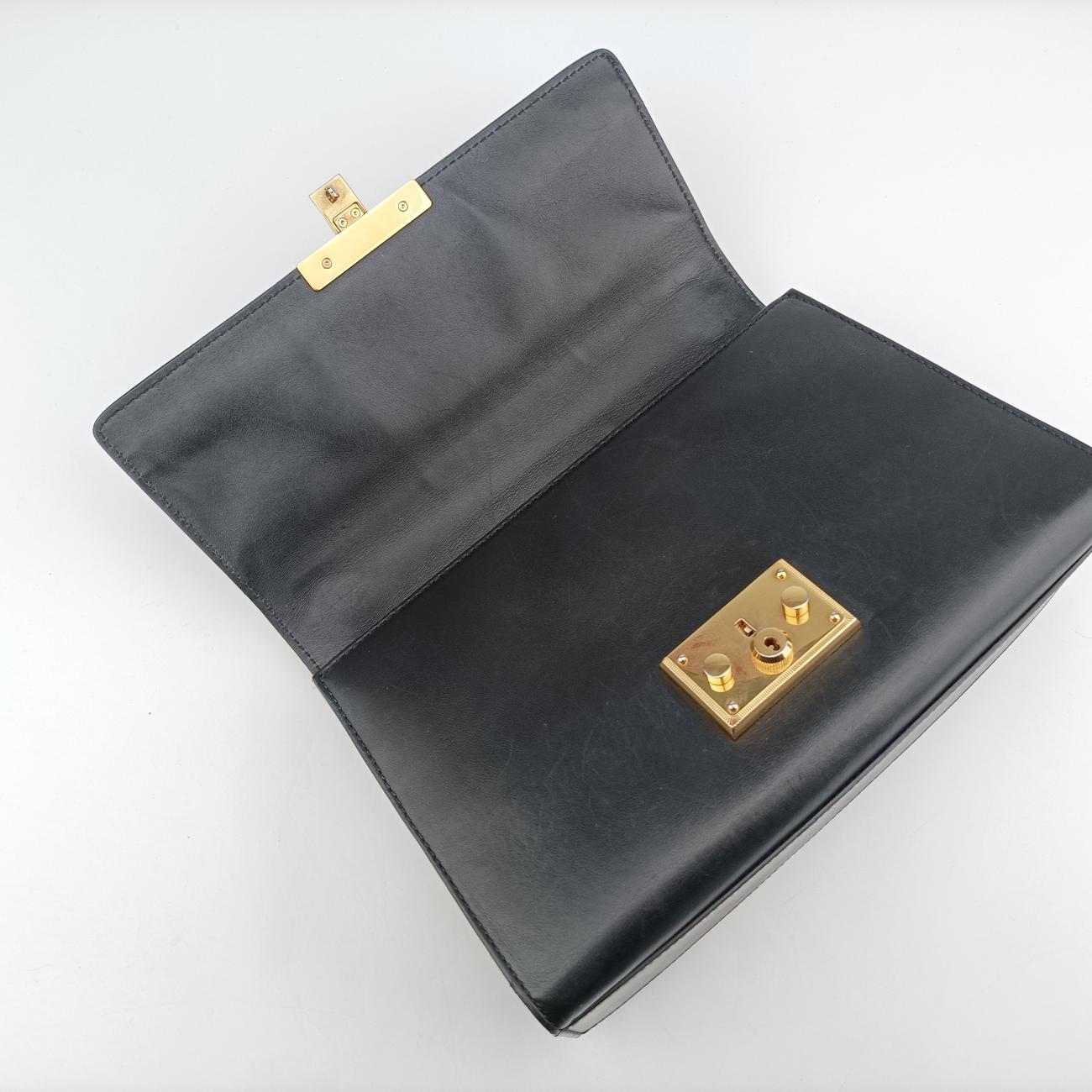 PadlockBlackLeather409486H020388804パドロックブラックレザー409486H020388804