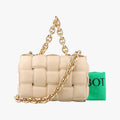 The Chain CassetteBeigelambskinB02916973Mザ チェーン カセットベージュラムスキンB02916973M