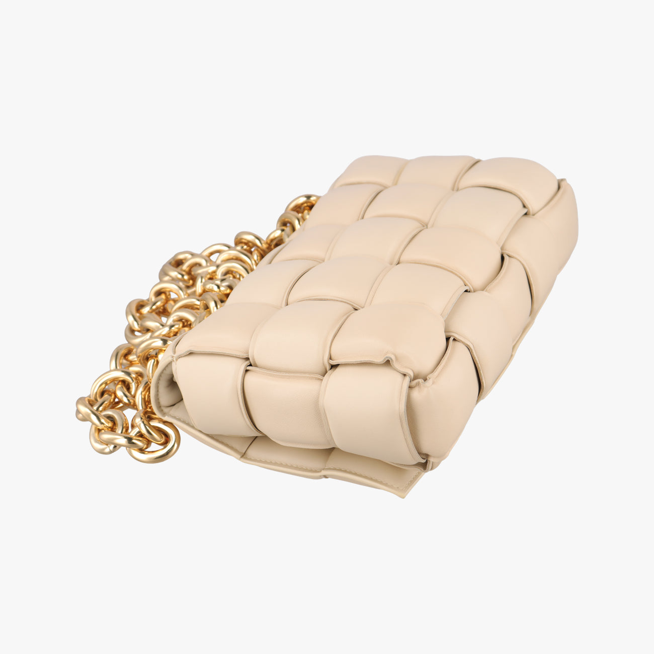 The Chain CassetteBeigelambskinB02916973Mザ チェーン カセットベージュラムスキンB02916973M