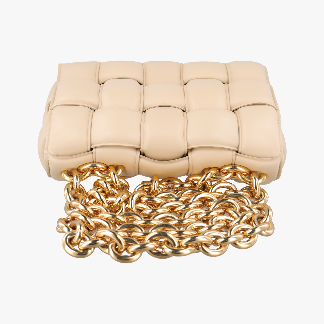 The Chain CassetteBeigelambskinB02916973Mザ チェーン カセットベージュラムスキンB02916973M