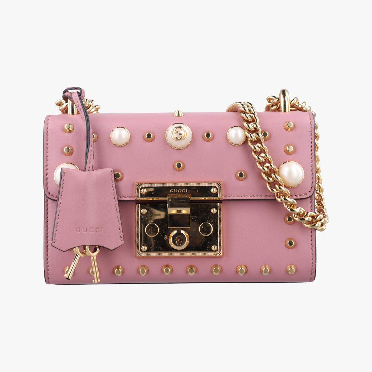 PadlockPinkLeather432182I019674199パドロックピンクレザー432182I019674199