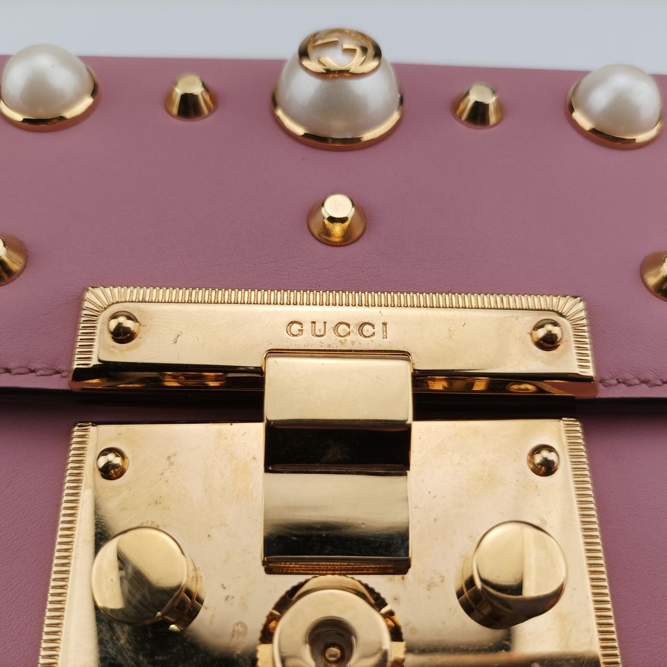 PadlockPinkLeather432182I019674199パドロックピンクレザー432182I019674199