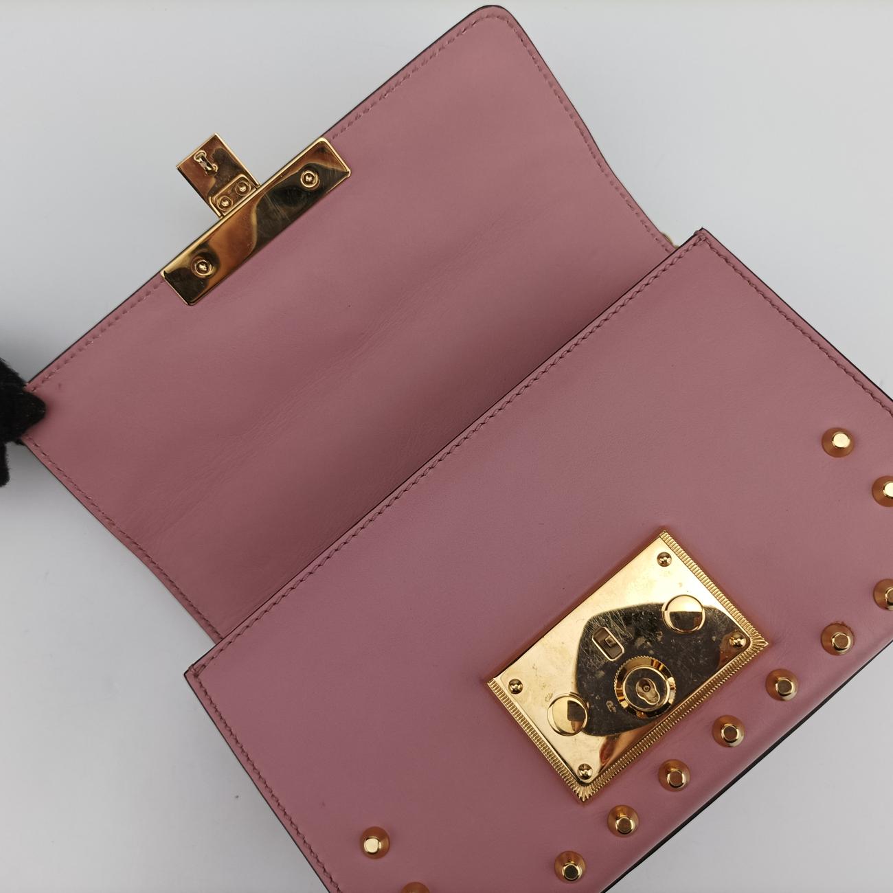 PadlockPinkLeather432182I019674199パドロックピンクレザー432182I019674199