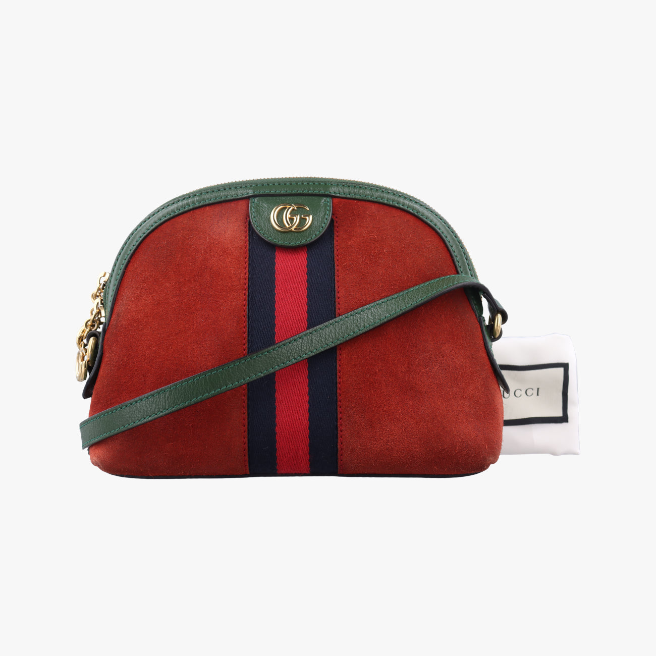 OphidiaRed×navy×GreenSuede499621B025785324オフィディアレッド×ネイビー ×グリーンスエード499621B025785324