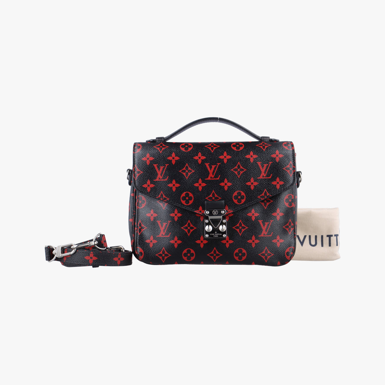 Pochette Metis MMNoir×ROUGEMonogram InfrarougeM41462DR0127ポシェット メティス MMノワール×ルージュモノグラム アンフラルージュM41462DR0127