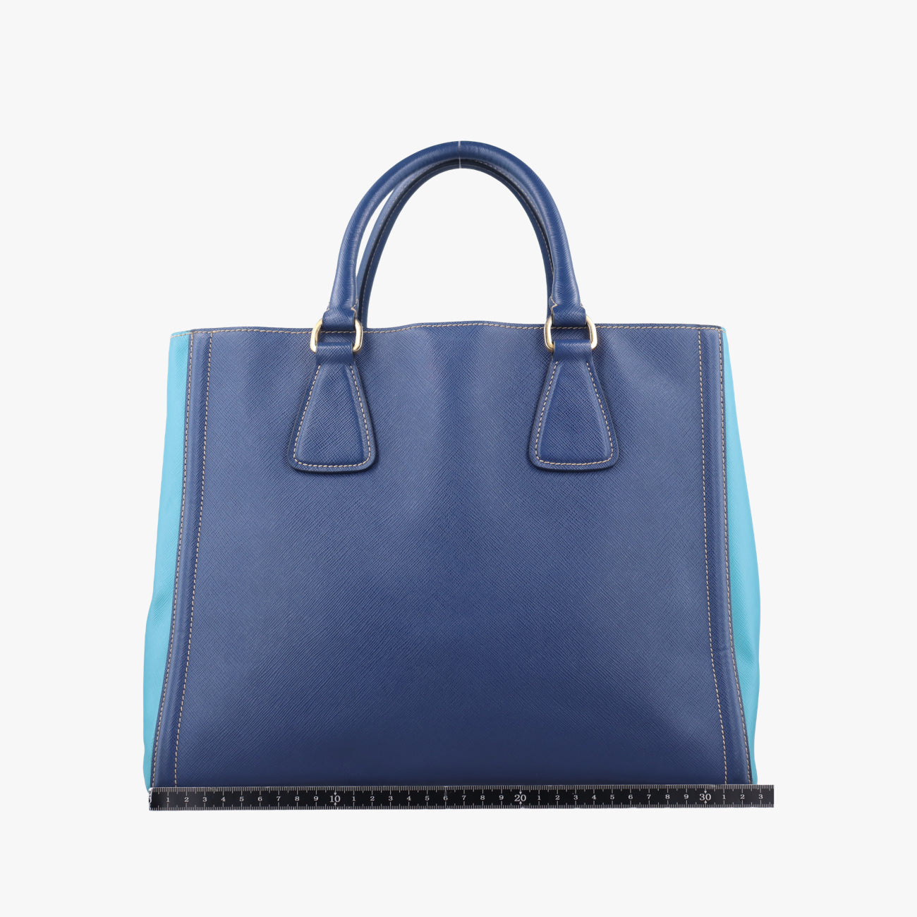 Bicolor ToteBlue×Light blueSAFFIANO Leather7/A 165バイカラーブルー×ライトブルーサフィアーノレザー7/A 165