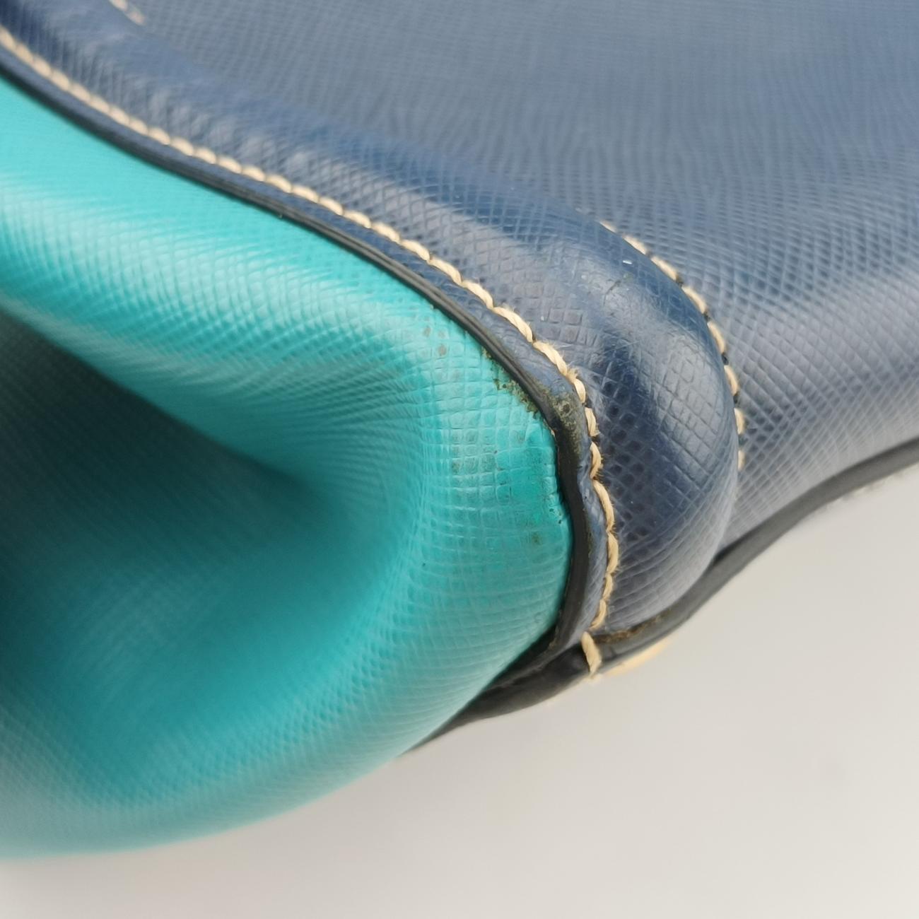 Bicolor ToteBlue×Light blueSAFFIANO Leather7/A 165バイカラーブルー×ライトブルーサフィアーノレザー7/A 165