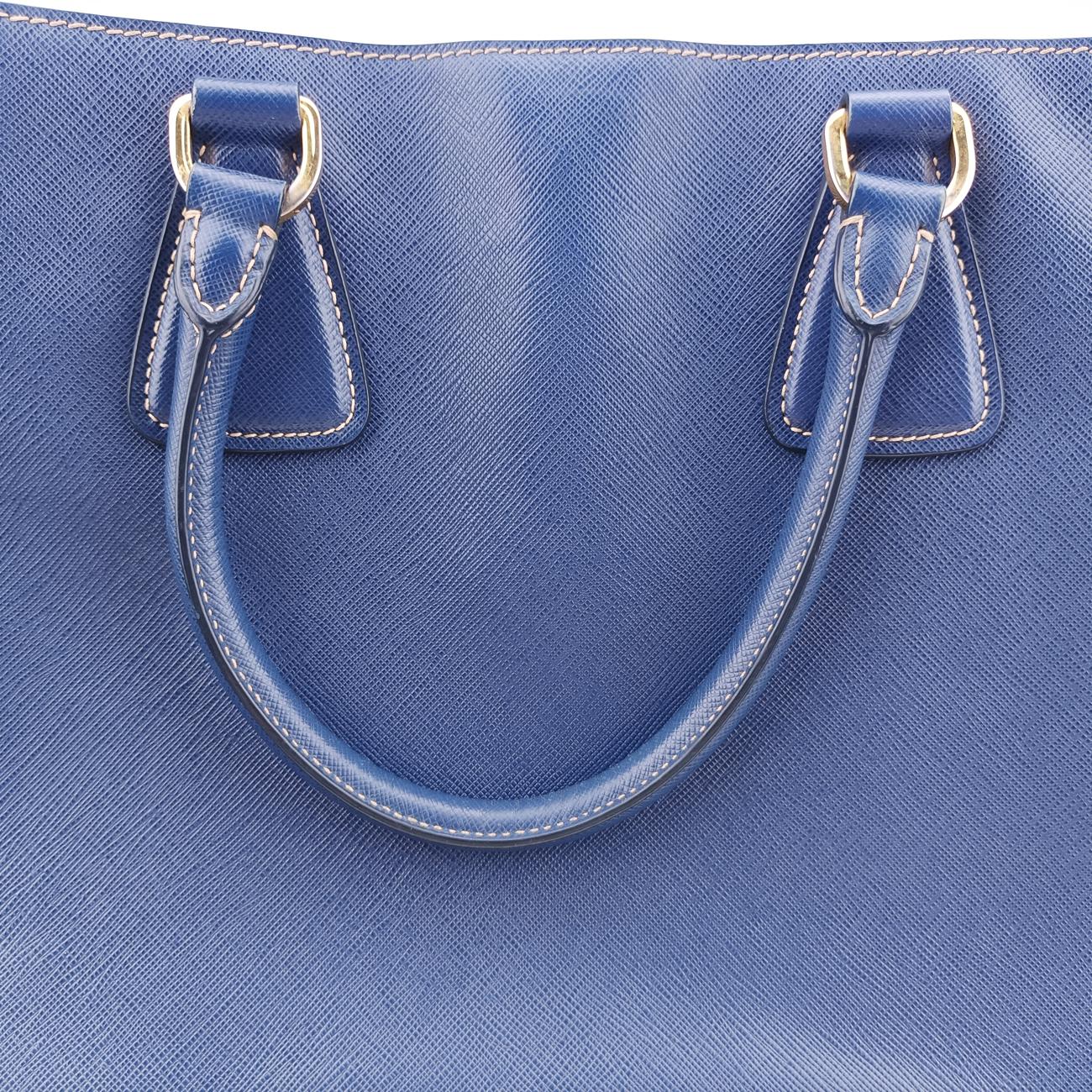 Bicolor ToteBlue×Light blueSAFFIANO Leather7/A 165バイカラーブルー×ライトブルーサフィアーノレザー7/A 165
