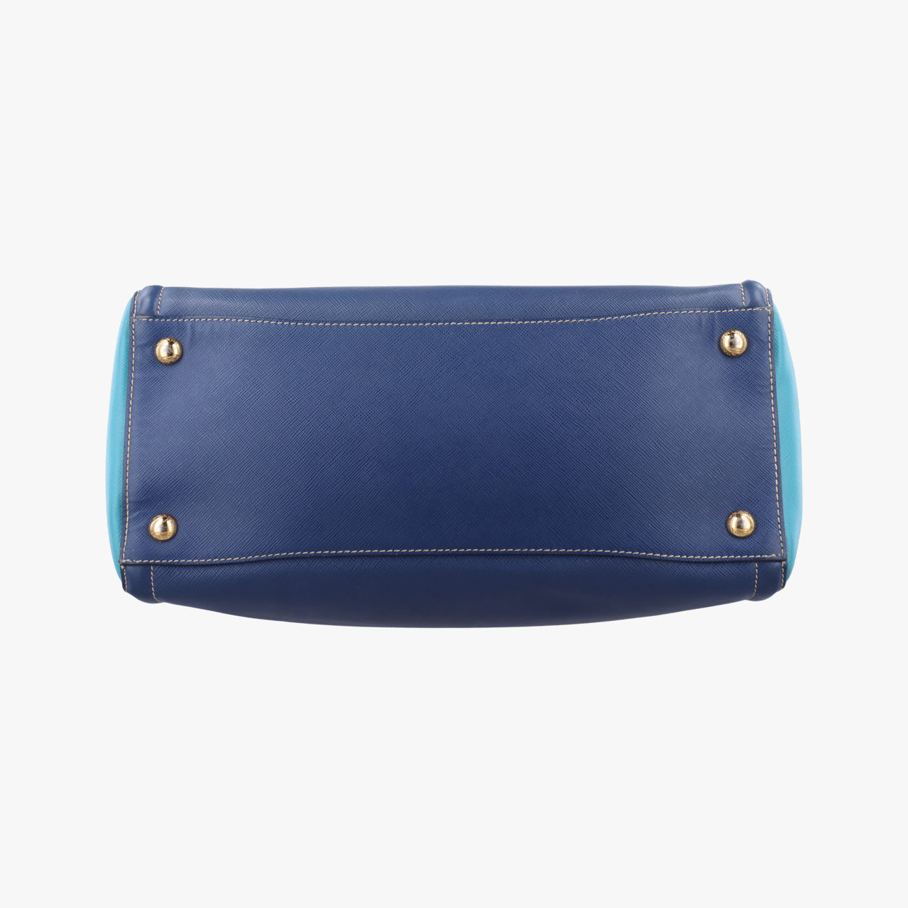 Bicolor ToteBlue×Light blueSAFFIANO Leather7/A 165バイカラーブルー×ライトブルーサフィアーノレザー7/A 165