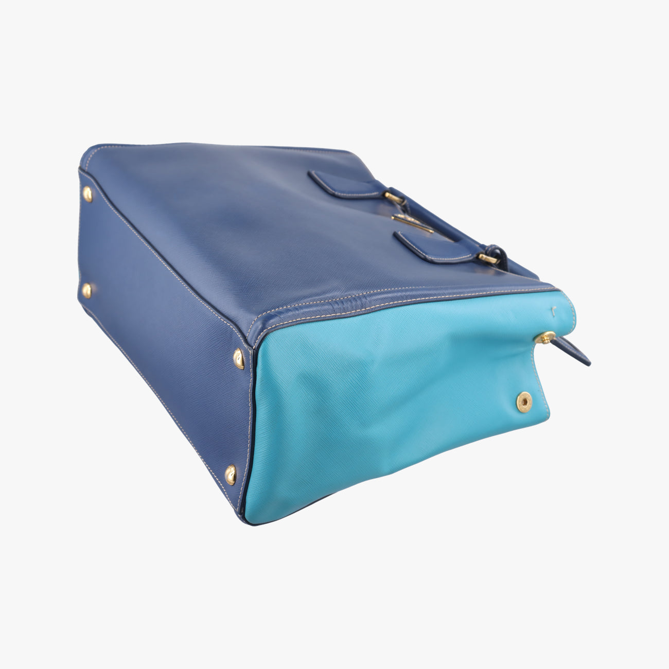 Bicolor ToteBlue×Light blueSAFFIANO Leather7/A 165バイカラーブルー×ライトブルーサフィアーノレザー7/A 165
