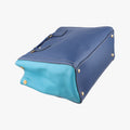 Bicolor ToteBlue×Light blueSAFFIANO Leather7/A 165バイカラーブルー×ライトブルーサフィアーノレザー7/A 165
