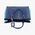 Bicolor ToteBlue×Light blueSAFFIANO Leather7/A 165バイカラーブルー×ライトブルーサフィアーノレザー7/A 165