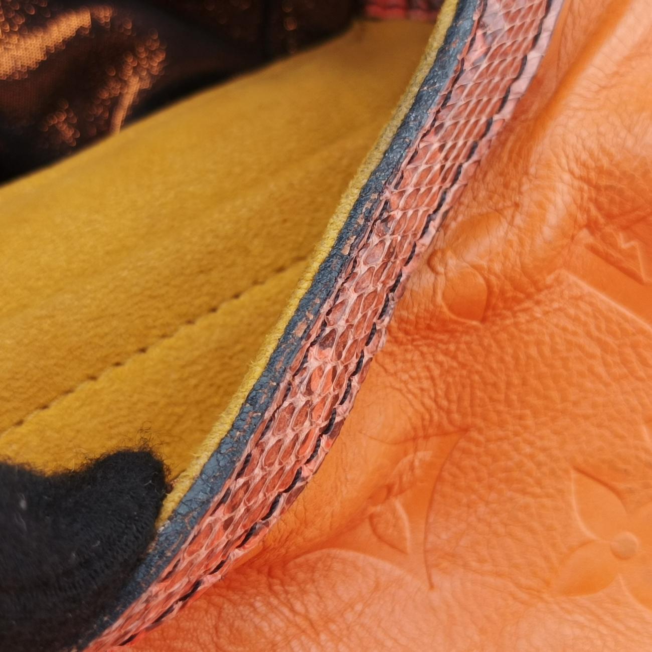 Kalahari PMJAUNEMonogram Exotic Leather x PythonM97000RC0099カラハリPMジョーヌモノグラム エキゾチック レザー ×パイソンM97000RC0099