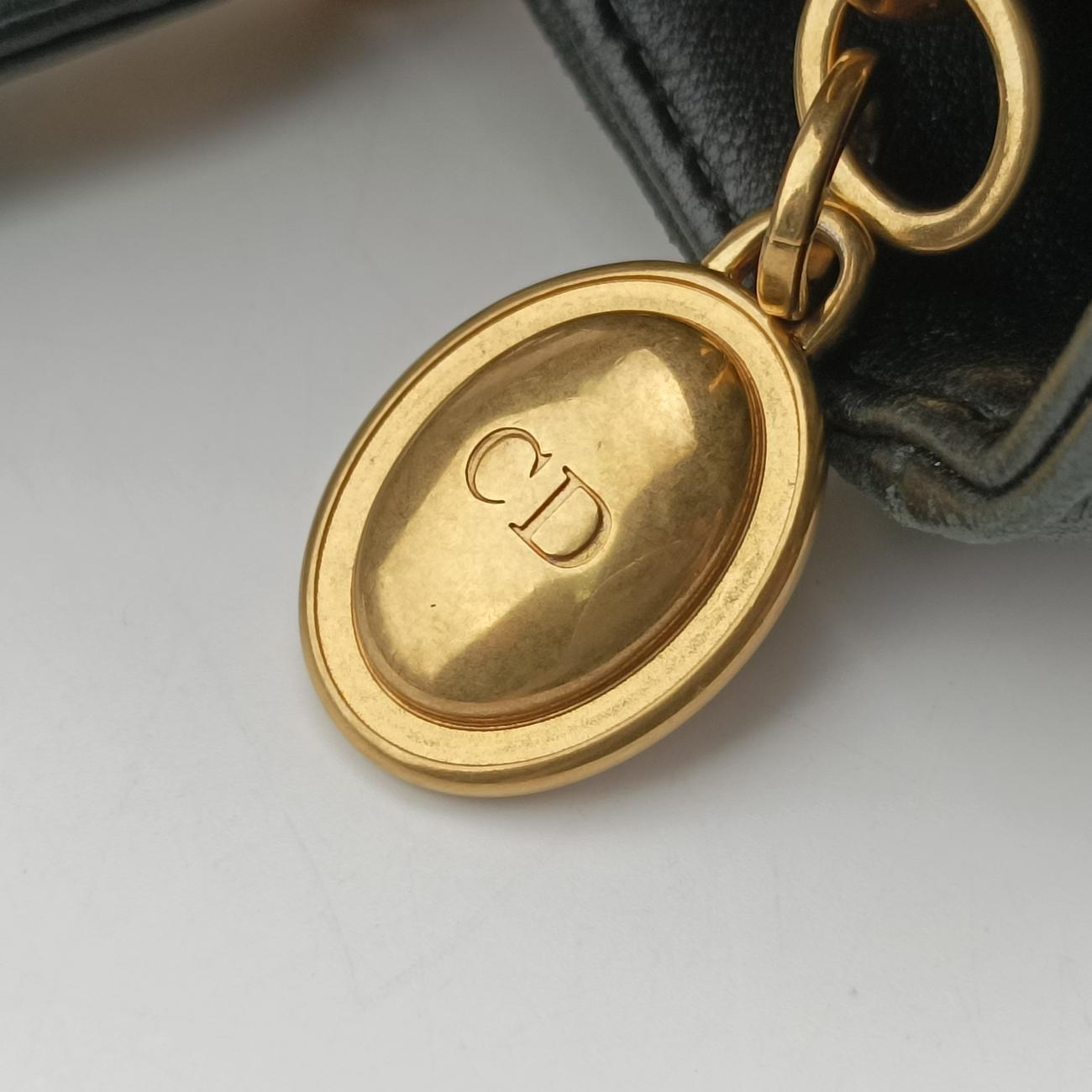 Lady DiorBlacklambskin16-BO-0127レディディオールブラックラムスキン16-BO-0127