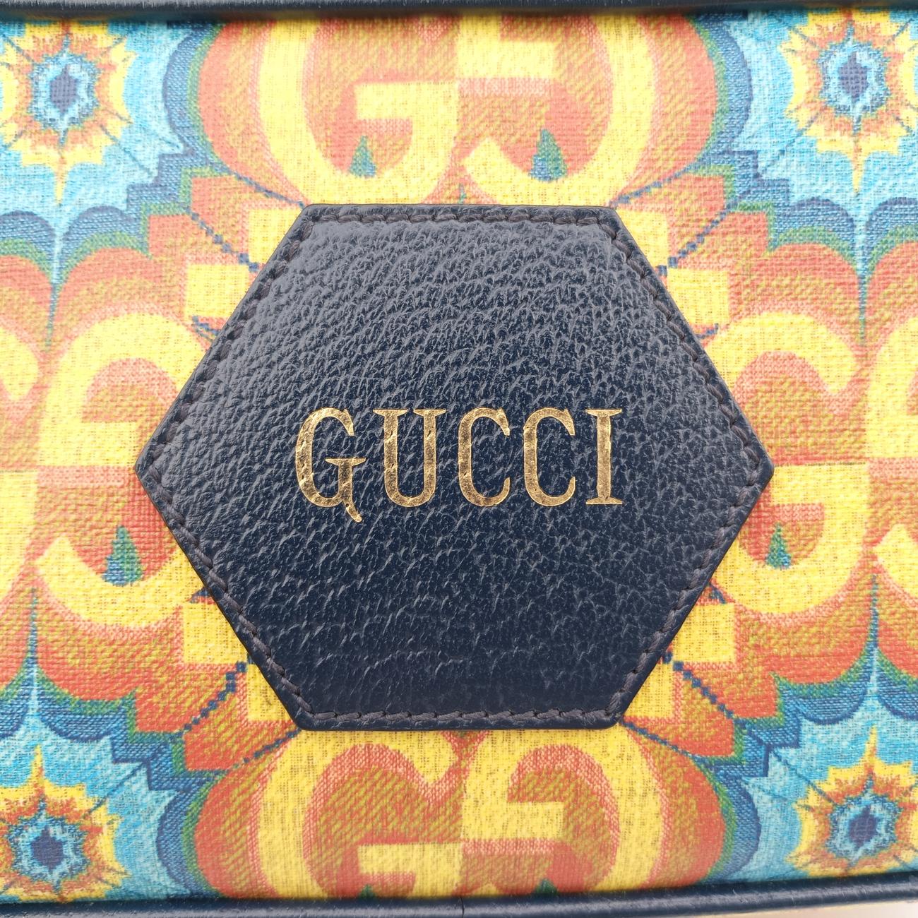 100 CentennialYellow x Blue x MulticolorLeather602695I035735870100 センテニアルイエロー×ブルー×マルチカラーレザー602695I035735870