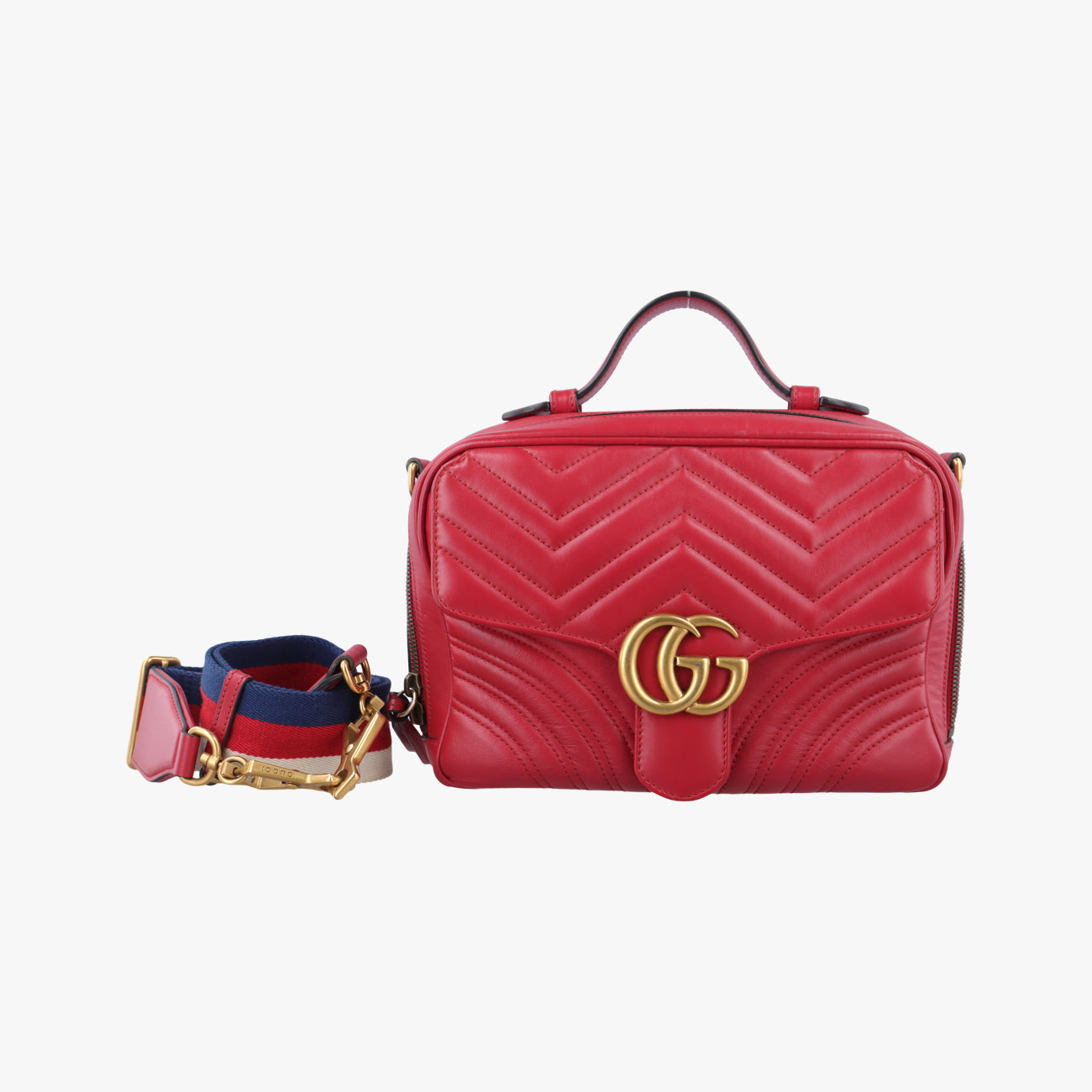 GG MarmontRedLeather498100F022799915GGマーモントレッドレザー498100F022799915