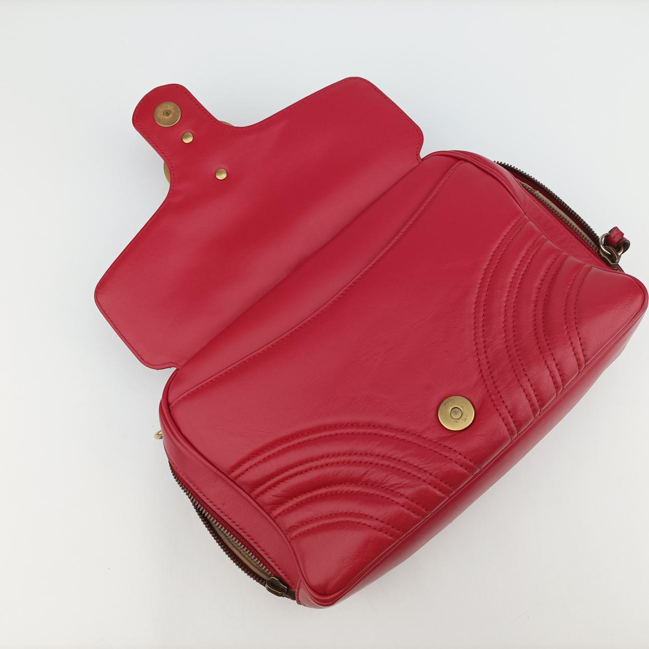 GG MarmontRedLeather498100F022799915GGマーモントレッドレザー498100F022799915