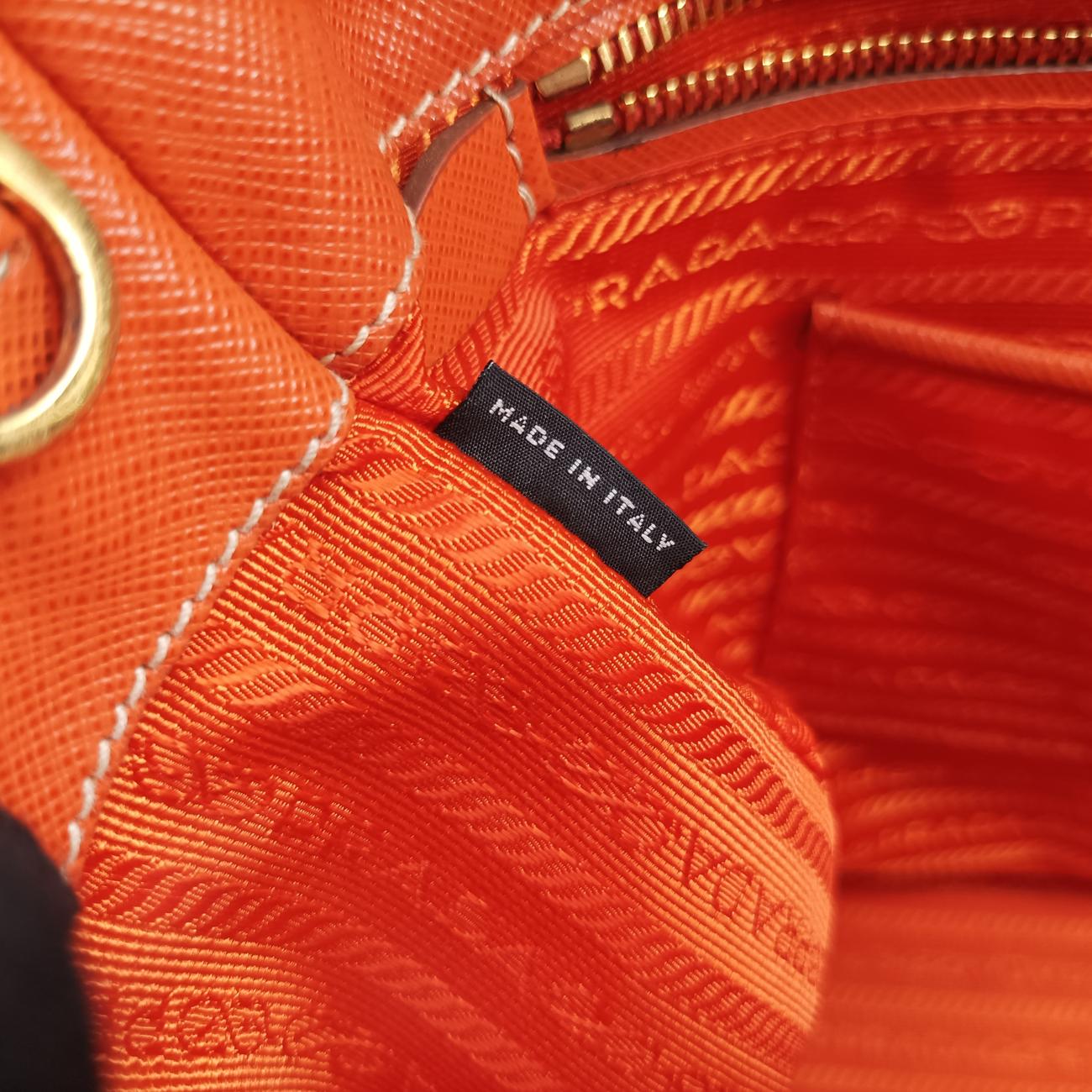 Two Tone Open ToteOrange×YellowSaffiano LeatherBN24387/A 165ツートン オープン トートオレンジ×イエローサフィアーノレザーBN24387/A 165