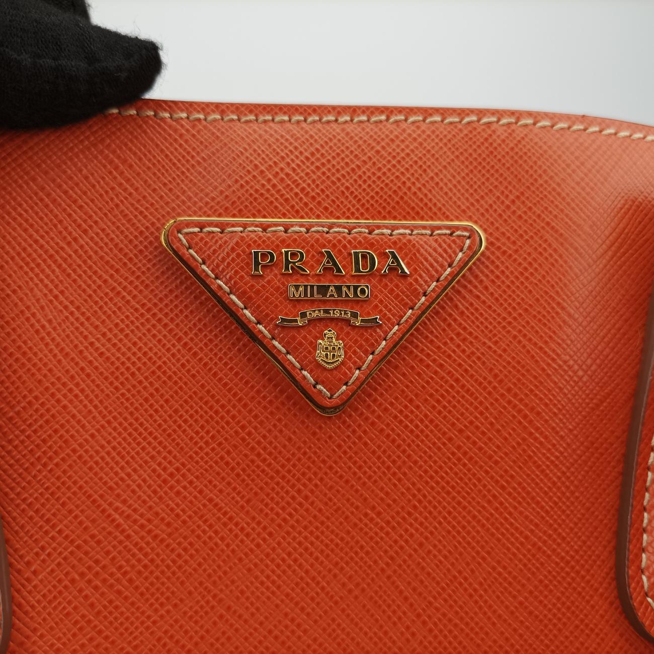 Two Tone Open ToteOrange×YellowSaffiano LeatherBN24387/A 165ツートン オープン トートオレンジ×イエローサフィアーノレザーBN24387/A 165