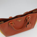 Two Tone Open ToteOrange×YellowSaffiano LeatherBN24387/A 165ツートン オープン トートオレンジ×イエローサフィアーノレザーBN24387/A 165