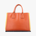 Two Tone Open ToteOrange×YellowSaffiano LeatherBN24387/A 165ツートン オープン トートオレンジ×イエローサフィアーノレザーBN24387/A 165