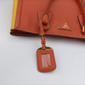Two Tone Open ToteOrange×YellowSaffiano LeatherBN24387/A 165ツートン オープン トートオレンジ×イエローサフィアーノレザーBN24387/A 165