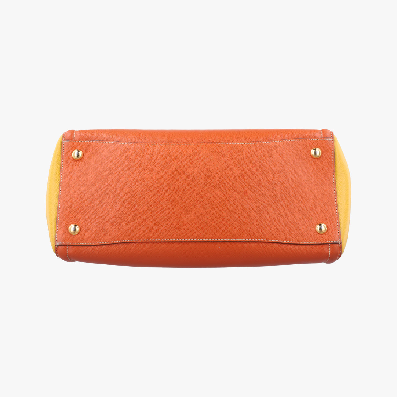 Two Tone Open ToteOrange×YellowSaffiano LeatherBN24387/A 165ツートン オープン トートオレンジ×イエローサフィアーノレザーBN24387/A 165