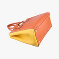 Two Tone Open ToteOrange×YellowSaffiano LeatherBN24387/A 165ツートン オープン トートオレンジ×イエローサフィアーノレザーBN24387/A 165