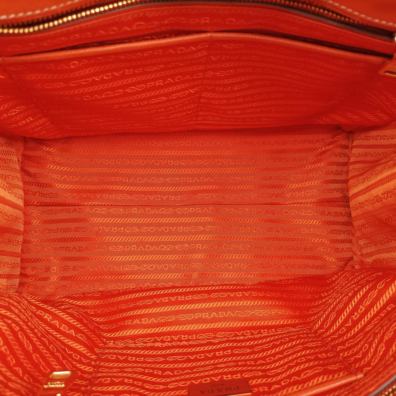 Two Tone Open ToteOrange×YellowSaffiano LeatherBN24387/A 165ツートン オープン トートオレンジ×イエローサフィアーノレザーBN24387/A 165