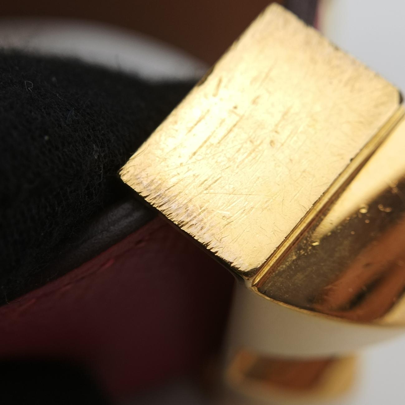 Collier de chienOrange×goldenLeather × GPS R?Qコリエ ド シアンオレンジ×ゴールドレザー×GPS R?Q