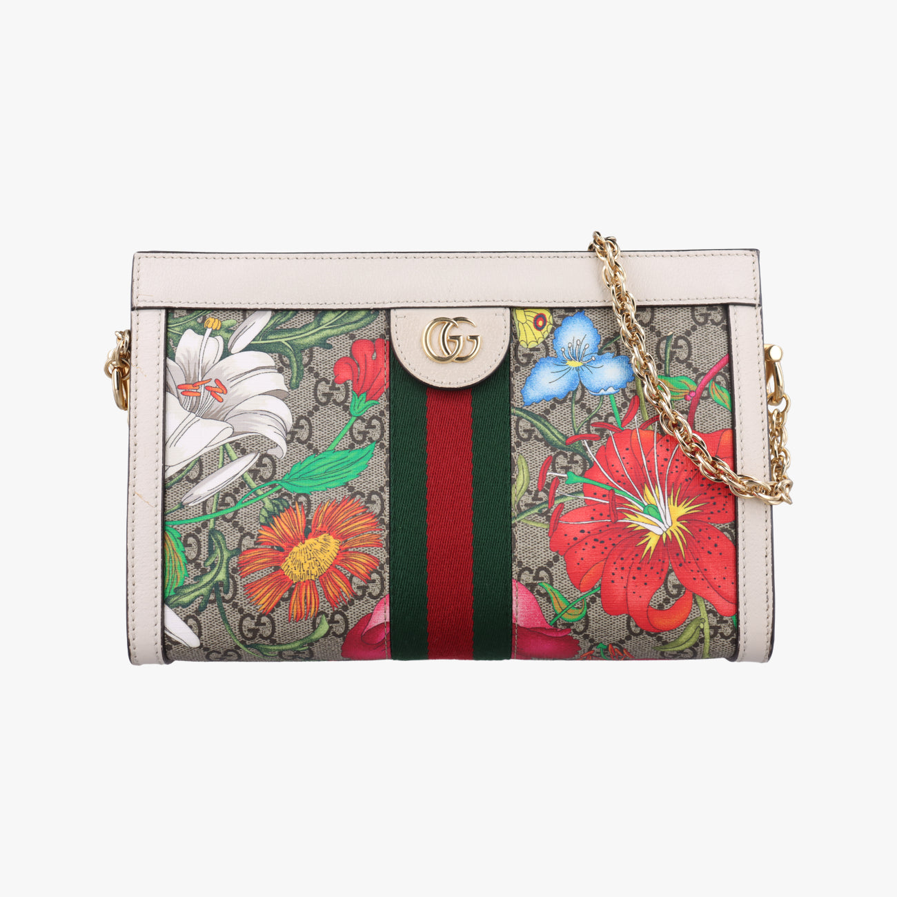 Ophidiabeige×MulticolourPVC coated canvas503877I030650414オフィディアベージュ×マルチカラーPVCコーティングキャンバス503877I030650414