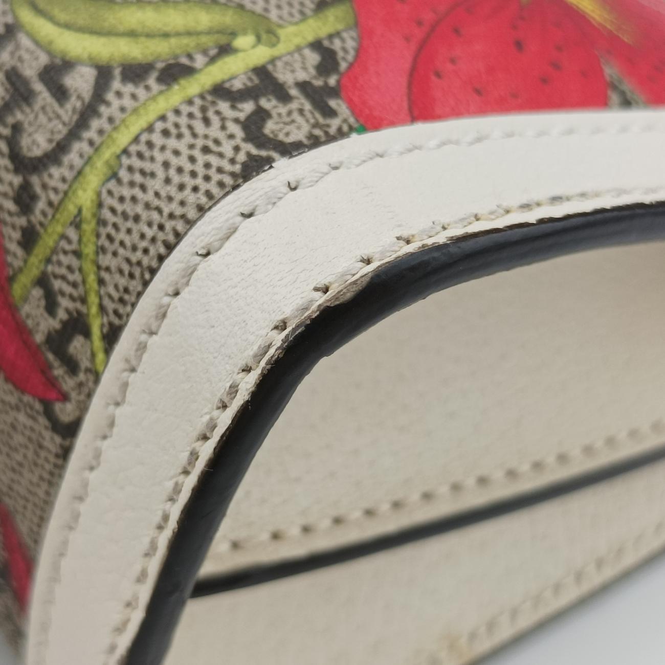 Ophidiabeige×MulticolourPVC coated canvas503877I030650414オフィディアベージュ×マルチカラーPVCコーティングキャンバス503877I030650414