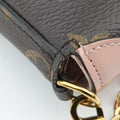 Pochette Felicie Valentine Dogbrown×pinkMonogram CanvasM67248TJ0168ポシェット・フェリシー2018SSモノグラム/ブラウン系×ピンクモノグラムキャンバスM67248TJ0168