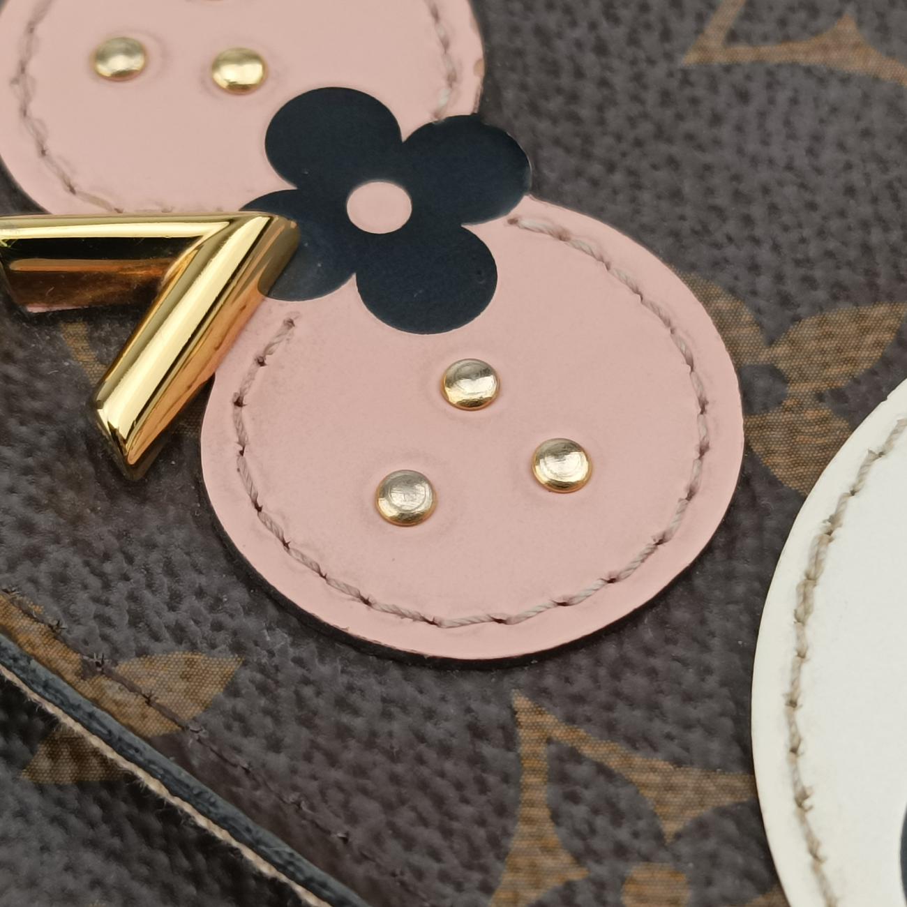 Pochette Felicie Valentine Dogbrown×pinkMonogram CanvasM67248TJ0168ポシェット・フェリシー2018SSモノグラム/ブラウン系×ピンクモノグラムキャンバスM67248TJ0168