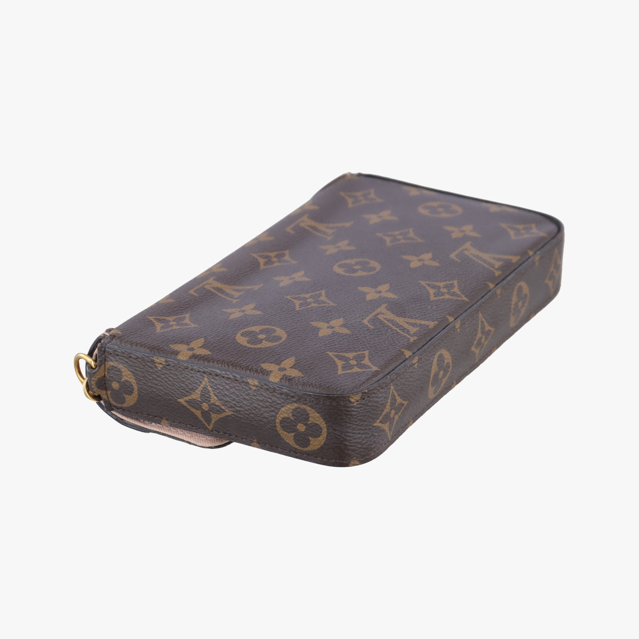 Pochette Felicie Valentine Dogbrown×pinkMonogram CanvasM67248TJ0168ポシェット・フェリシー2018SSモノグラム/ブラウン系×ピンクモノグラムキャンバスM67248TJ0168
