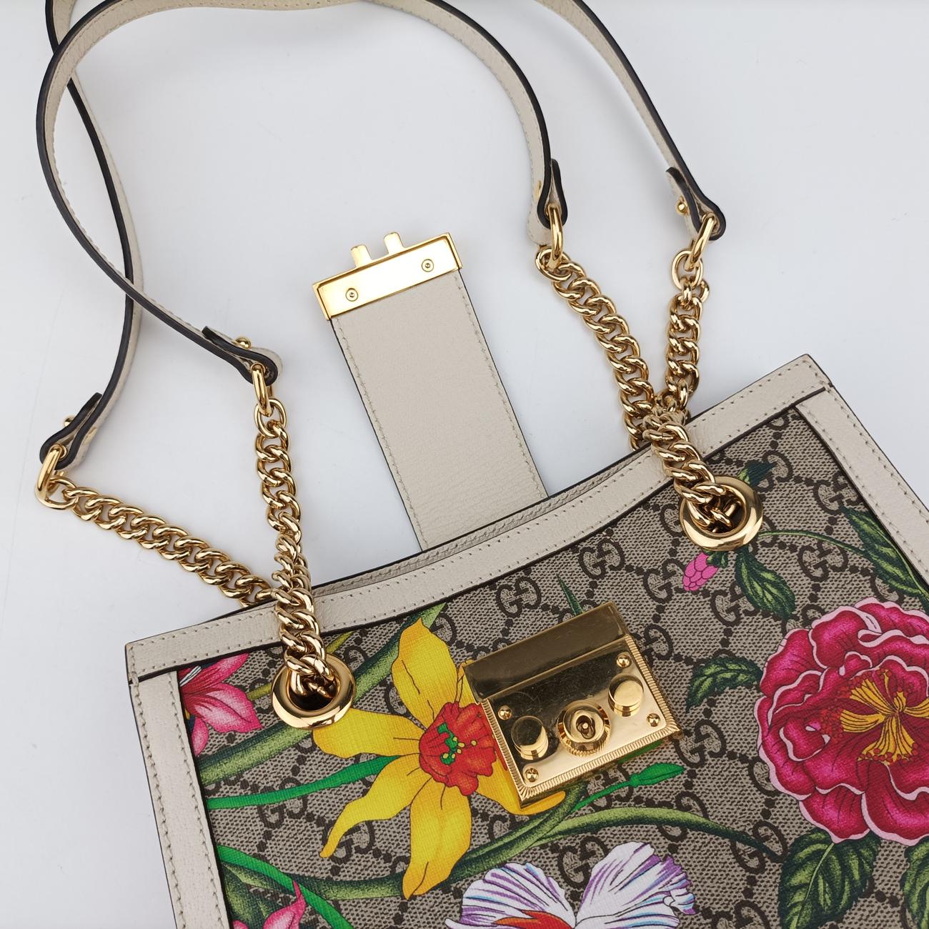 Padlockbeige×MulticolourPVC coated canvas498156G031700718パドロックベージュ×マルチカラーPVCコーティングキャンバス498156G031700718
