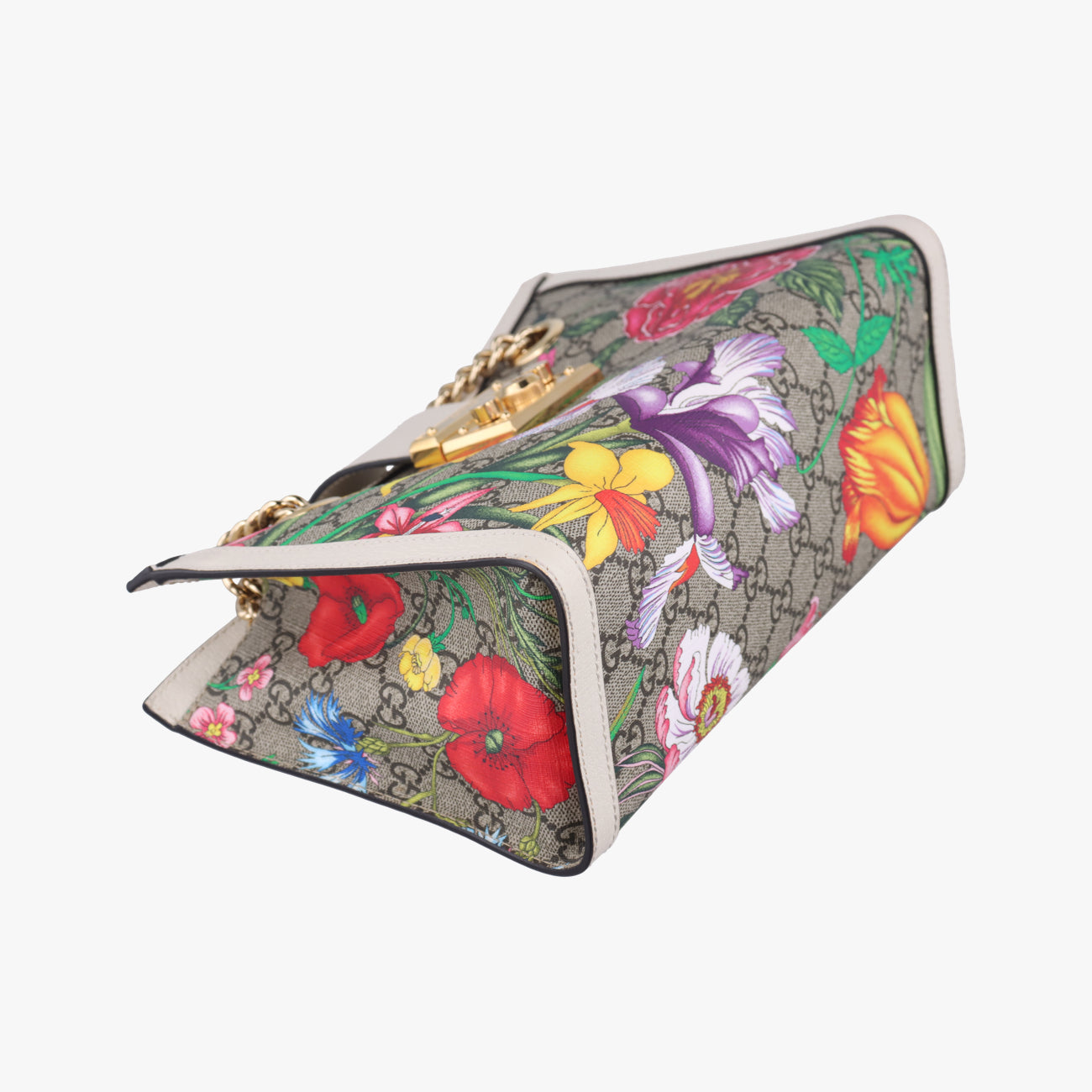 Padlockbeige×MulticolourPVC coated canvas498156G031700718パドロックベージュ×マルチカラーPVCコーティングキャンバス498156G031700718