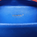 Filigree Vanity CaseBlue x Red x WhiteCaviar SkinA9334227036458CCフィリグリー バニティ ケース トップ ハンドルブルー×レッド×ホワイトキャビアスキンA9334227036458
