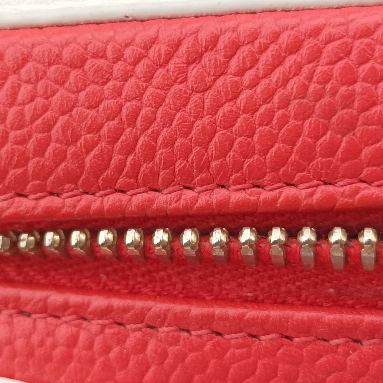 Filigree Vanity CaseBlue x Red x WhiteCaviar SkinA9334227036458CCフィリグリー バニティ ケース トップ ハンドルブルー×レッド×ホワイトキャビアスキンA9334227036458
