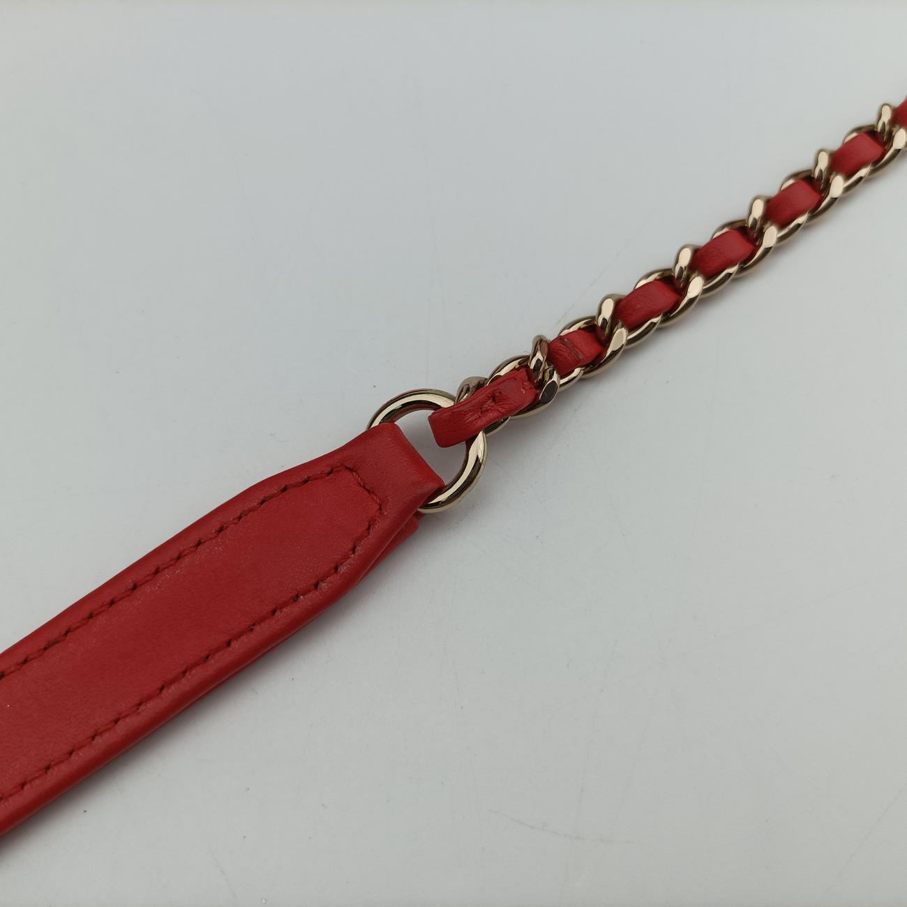 Filigree Vanity CaseBlue x Red x WhiteCaviar SkinA9334227036458CCフィリグリー バニティ ケース トップ ハンドルブルー×レッド×ホワイトキャビアスキンA9334227036458